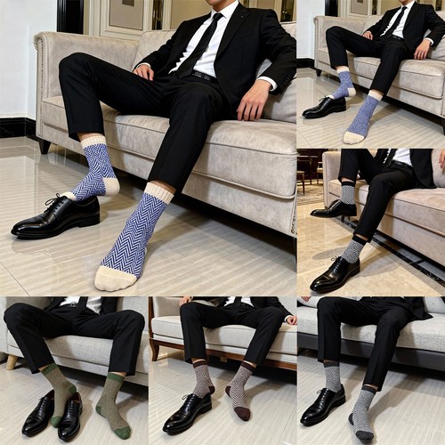 Men cotton blend socks - blend,