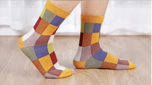 Men colour block socks - men’s, 5