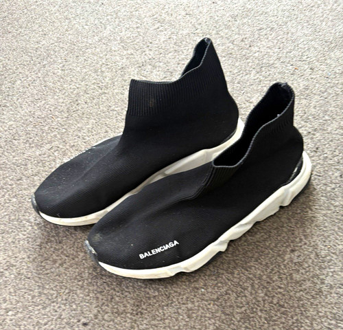Balenciaga men black sock - black,