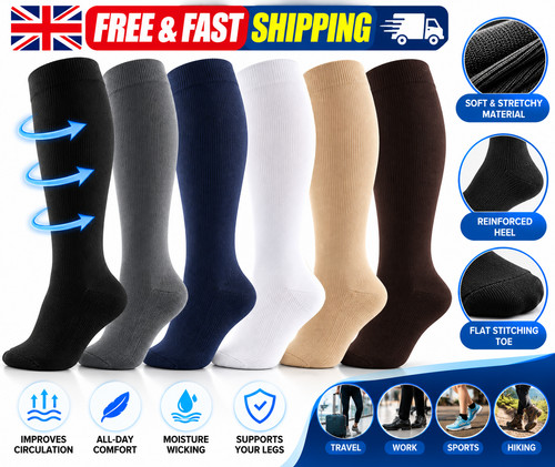 Compression flight socks - flight,