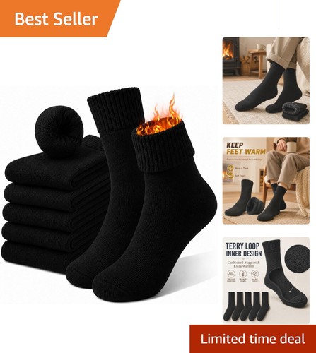 Black thermal socks - thermal,