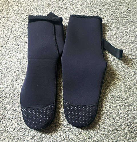 Black neoprene aqua socks mens - aqua,