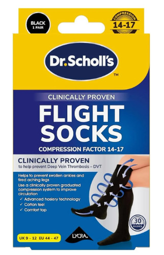 Scholl flight socks size - size, l