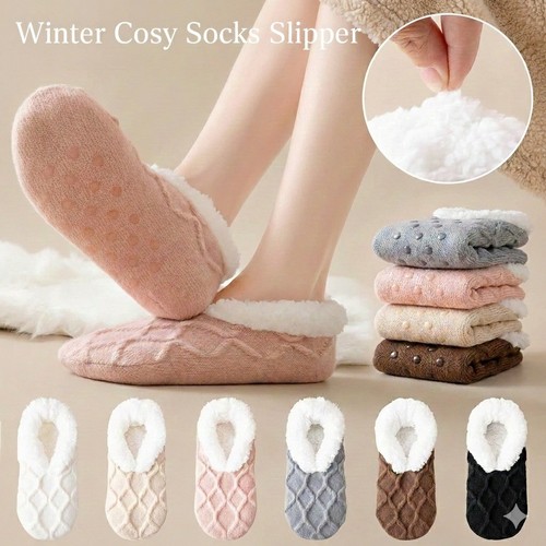 Warm fluffy winter slipper - warm,